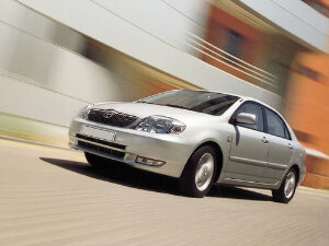 Коврики текстильные для Toyota Corolla (седан / ZZE120, ZZE121) 2002 - 2004