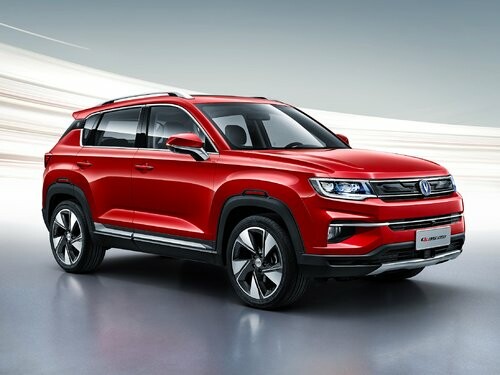 Коврики текстильные "Классик" для Changan CS35 Plus I (suv) 2018 - 2021, черные, 5шт.