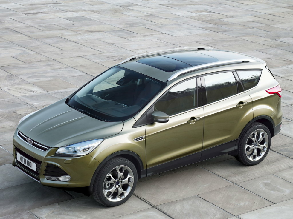 Коврики текстильные "Комфорт" для Ford Kuga II (suv / CBS) 2013 - 2017, ые, 4шт.