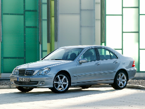 Коврики текстильные для Mercedes-Benz C-Class II (седан / W203) 2004 - 2007